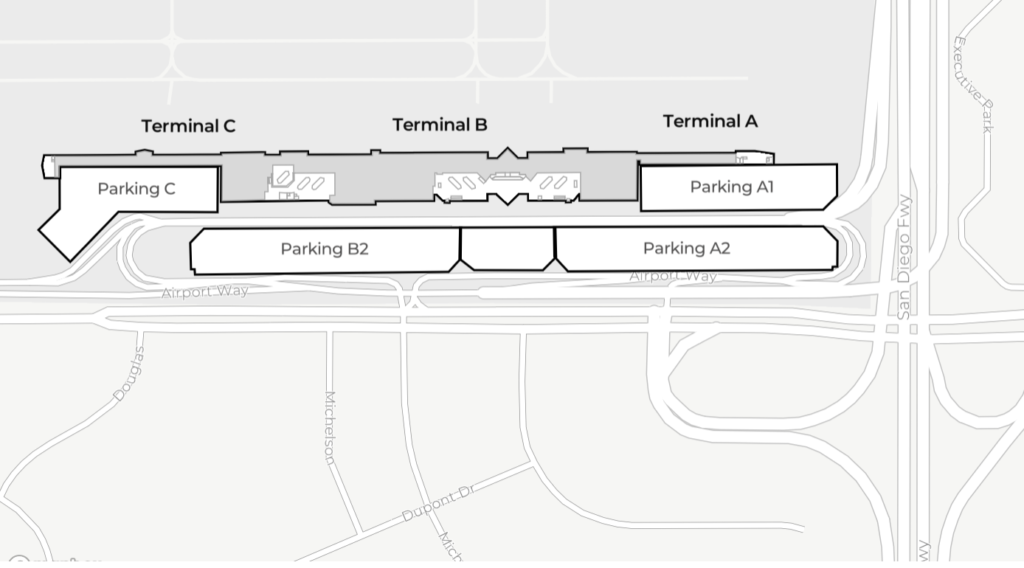 John Wayne Airport Arrivals (Lower)